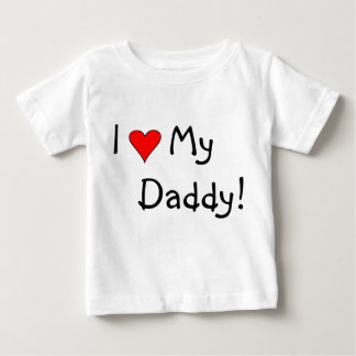 Camiseta De Bebé ¡I corazón mi papá!