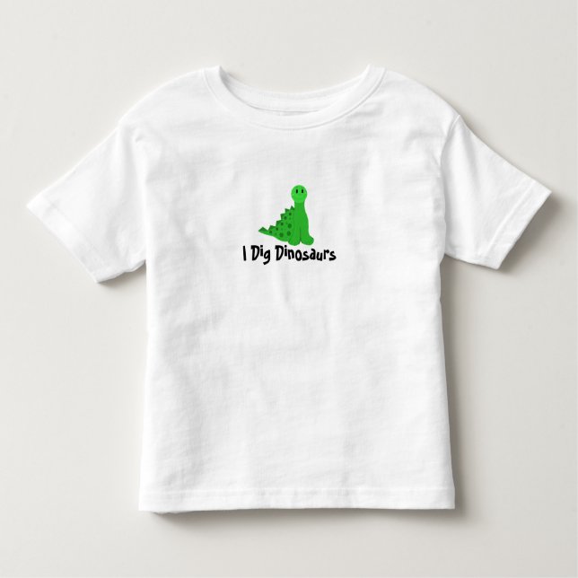 Camiseta De Bebé I Dig Dinosaurios (Anverso)
