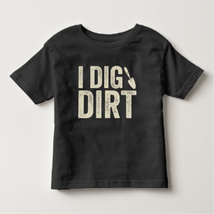 Camiseta De Bebé I Dig Dirt Tee