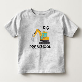 Camiseta De Bebé I Dig Preescolar