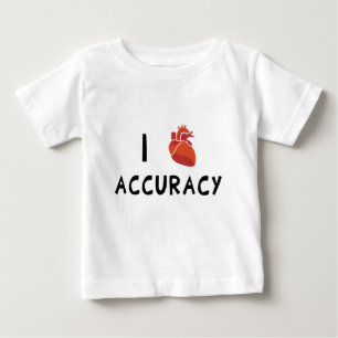 Camiseta De Bebé I exactitud del corazón