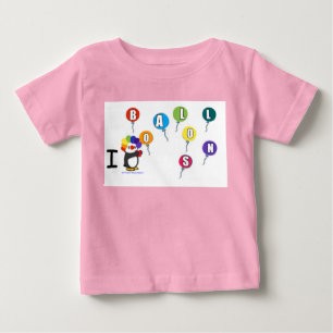 Camiseta De Bebé ¡I globos del corazón!