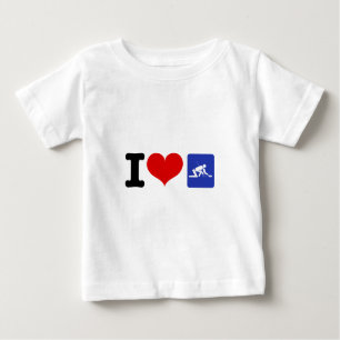 Camiseta De Bebé I Heart Curling