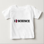 Camiseta De Bebé I Heart Science<br><div class="desc">Share you love for science with your little one!</div>