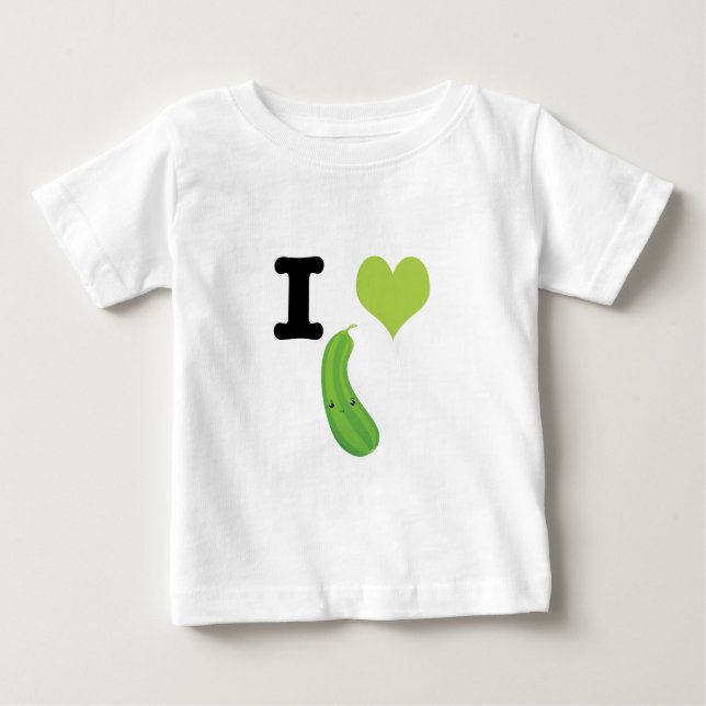 Camiseta De Bebé I Heart Zucchini (Anverso)