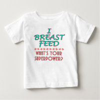 "I Lactancia Materna" Superpower Baby Apparel