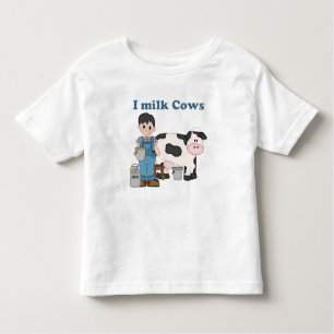 Camiseta De Bebé I Leche vacas