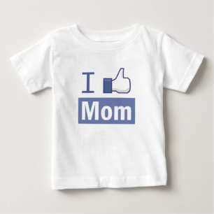Camiseta De Bebé I like mom