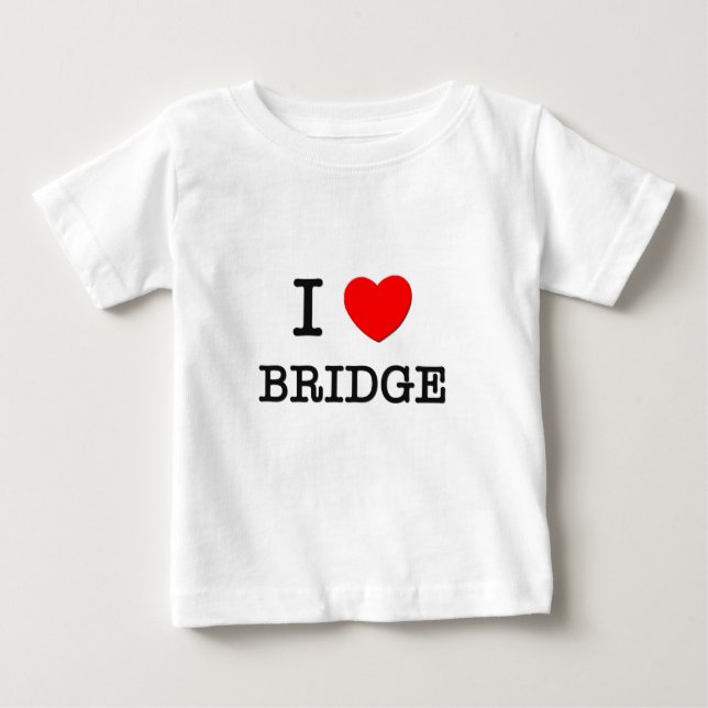 CAMISETA DE BEBÉ I LOVE BRIDGE (Anverso)