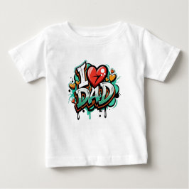 Camiseta De Bebé I love daddy