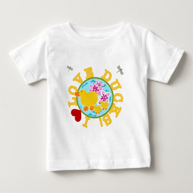 Camiseta De Bebé I Love Ducks Tshirts and Gifts (Anverso)