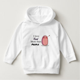 Camiseta De Bebé I LOVE FOOD MORE THAN PEOPLE "kawaii Potato"