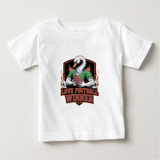 Camiseta De Bebé I love football 
