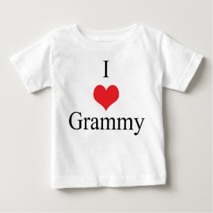 Camiseta De Bebé I Love (Heart) Grammy