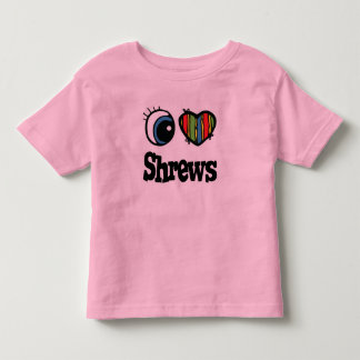 Camiseta De Bebé I Love (Heart Shrews)