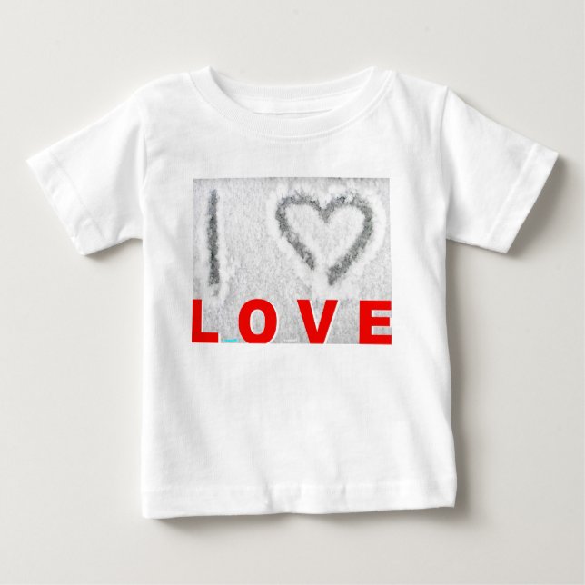 Camiseta De Bebé I love LOVE - T-Shirt (Anverso)