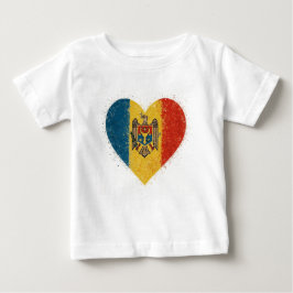Camiseta De Bebé I love Moldova – Iubesc Moldova 