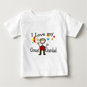 Camiseta De Bebé I Love My Great Grandad