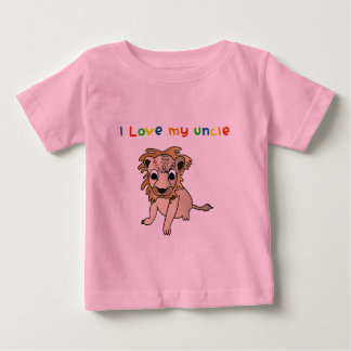 Camiseta De Bebé I Love My Uncle Long Sleeve Baby Shirt