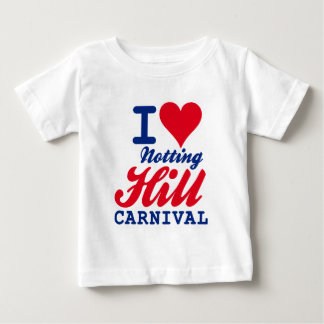 CAMISETA DE BEBÉ I LOVE NOTTING HILL CARNIVAL