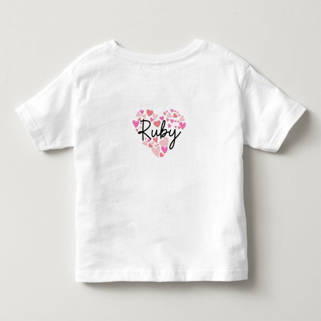 Camiseta De Bebé I love Ruby (Reverso)