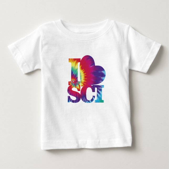 Camiseta De Bebé I Love Science Toddler Ruffle Dress (Anverso)