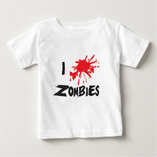 Camiseta De Bebé I Love Zombie
