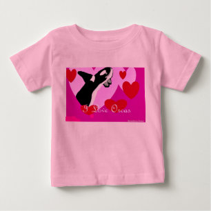 Camiseta De Bebé I Luv Orcas