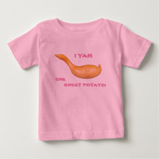 Camiseta De Bebé I patata dulce del ñame uno