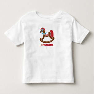 Camiseta De Bebé I ROCK tee para niños pequeños