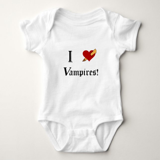 Camiseta De Bebé I Slay Vampires (Anverso)