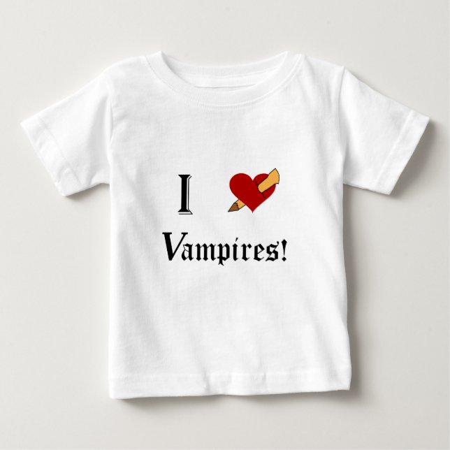 Camiseta De Bebé I Slay Vampires (Anverso)