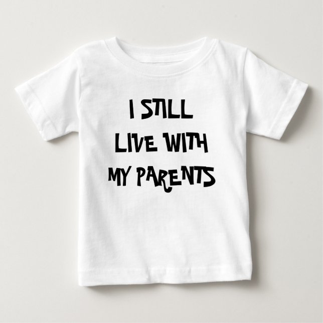 CAMISETA DE BEBÉ I STIL LLIVE CON MIS PADRES (Anverso)