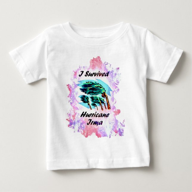 Camiseta De Bebé I Survived Hurricane Irma (Anverso)