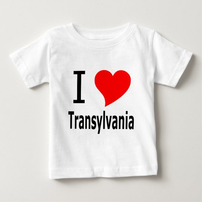 Camiseta De Bebé I Transylvania love (Anverso)