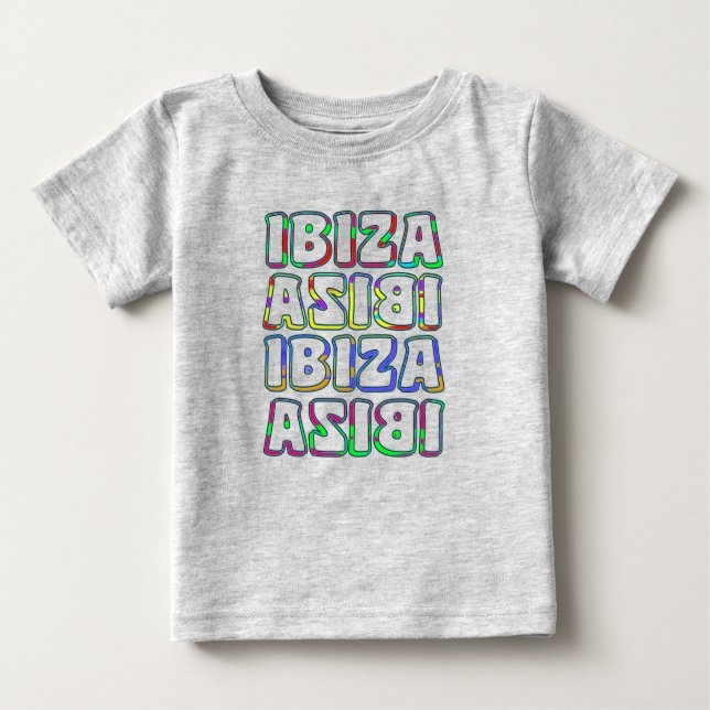 Camiseta De Bebé ibiza (Anverso)