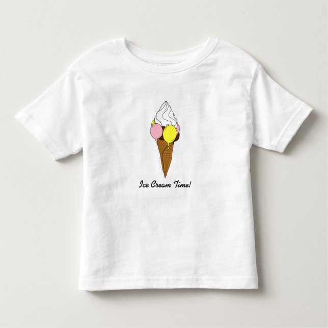 Camiseta De Bebé ICE Cream Programa Shirt (Anverso)