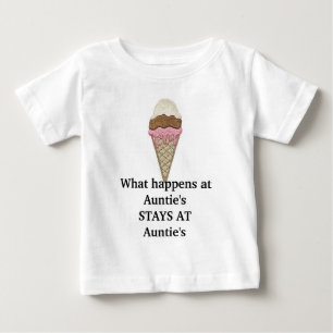 Camiseta De Bebé Icecream1, qué sucede en STAYS de tía EN el Au
