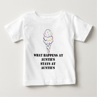 Camiseta De Bebé Icecream3, ¿Qué pasa en las estadías de la tía en 