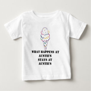 Camiseta De Bebé Icecream3, qué sucede en STAYS de tía EN A…