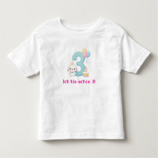 Camiseta De Bebé Ich bin schon 3!
