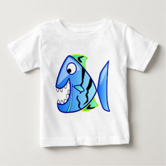 Camiseta De Bebé icon-27971 icono aplicaciones de tema de peces azu