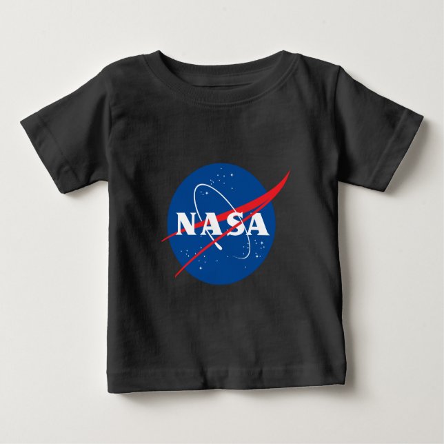 Camiseta De Bebé Icónica NASA Baby Eclipse Black T-Shirt (Anverso)