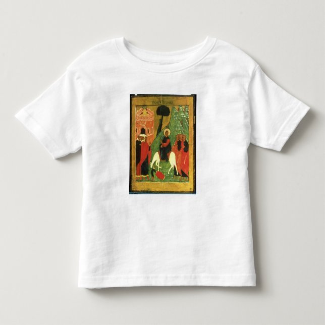 Camiseta De Bebé Icono que representa la entrada de Cristo en (Anverso)