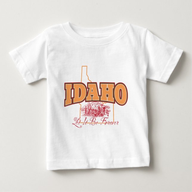 Camiseta De Bebé Idaho (Anverso)