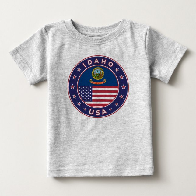 Camiseta De Bebé Idaho (Anverso)