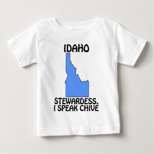 Camiseta De Bebé Idaho - Azafata, Hablo Ciboulette