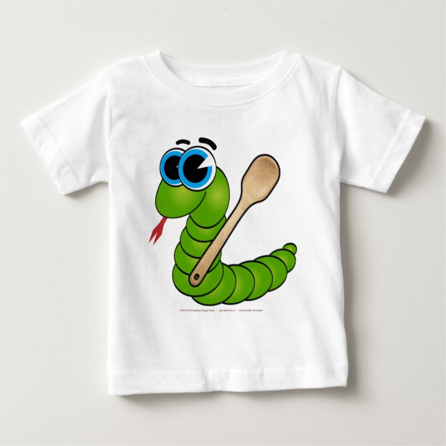 Camiseta De Bebé Ide Zmija Video - Serpiente Corriendo (Anverso)