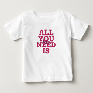 Camiseta De Bebé Idea de regalo de boda Cita de amor   Regalo román