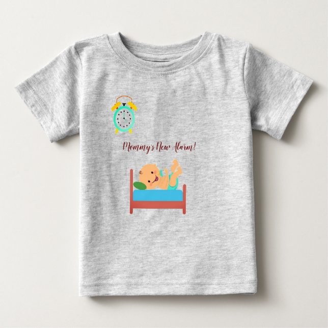 Camiseta De Bebé Ideal de regalo para mamá nueva y pequeña (Anverso)
